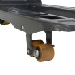 Zoom sobre los rodillos de la transpaleta eléctrica batería de litio 30Ah 1500 kg