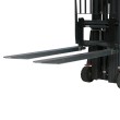 Vista general de las extensiones de horquilla de acero galvanizado para carretilla elevadora 1600 mm
