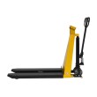 Vista de perfil de la transpaleta pesadora elevadora manual monocilíndrica 1500 kg