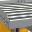 Zoom sobre los rodillos de la plataforma de transferencia de rodillos para apilador posicionador de trabajo Zoom sobre los rodillos de la plataforma de transferencia de rodillos para apilador posicionador de trabajo