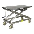 Portada - Mesa elevadora móvil INOX con manivela 300 kg - plataforma 950x600 mm