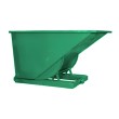 Vista general de la tolva autobasculante 1100 L verde