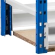 Zoom pata y base  -Estantería vertical con altura 2400 mm