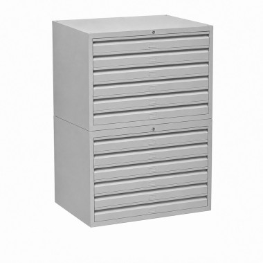 Archivador de planos din A1 con 12 cajones