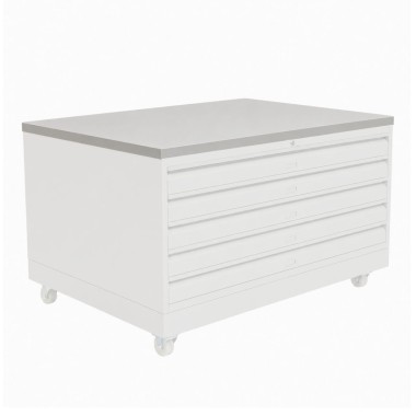 Tablero de protección de archivador para planos A1 - gris