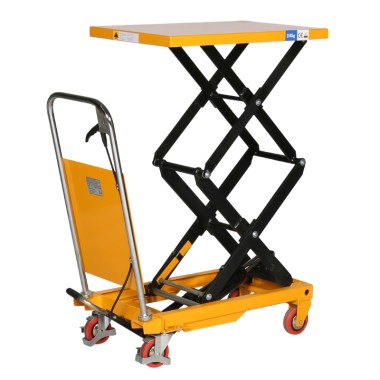 Mesa elevadora manual doble tijera 150 kg