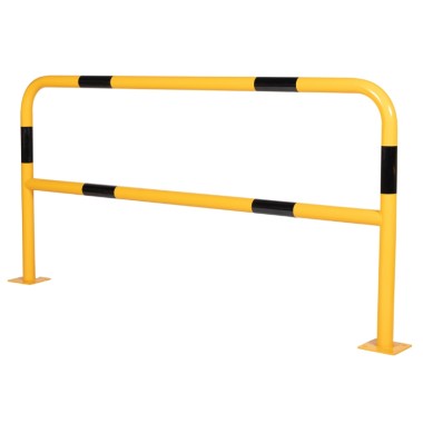 Barrera de seguridad industrial 1000 x 2000 x 60 mm amarilla y negra