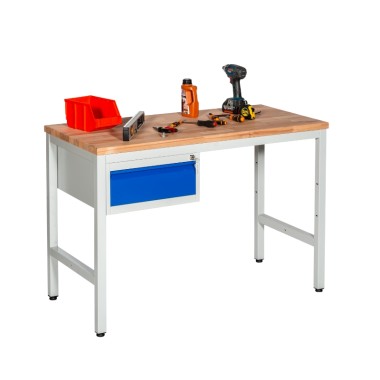 Banco de trabajo con 1 cajón