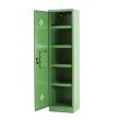 Vista de 3/4 del armario fitosanitarios ancho 50cm con puerta abierta sin accesorios Vista de 3/4 del armario fitosanitarios ancho 50cm con puerta abierta sin accesorios