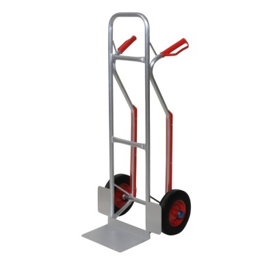 Carretilla de aluminio con ruedas goma dura 200 kg