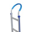 Zoom al asa de la Carretilla de aluminio con pala fija 200 kg Ruedas macizas Zoom al asa de la Carretilla de aluminio con pala fija 200 kg Ruedas macizas