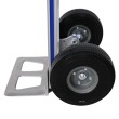 Zoom a las ruedas de Carretilla de aluminio con pala fija 200 kg Ruedas macizas Zoom a las ruedas de Carretilla de aluminio con pala fija 200 kg Ruedas macizas
