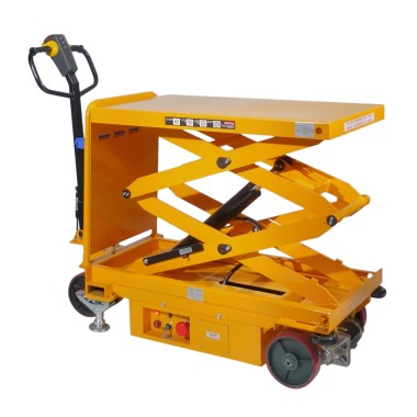 Mesa elevadora eléctrica móvil doble tijera 500 kg