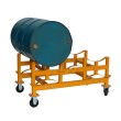 Vista general del soporte para bidones 1000 kg con el bastidor rodante compatible. Vista general del soporte para bidones 1000 kg con el bastidor rodante compatible.