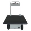 Vista trasera del carro de plataforma motorizado 1280x910 mm 400 kg
