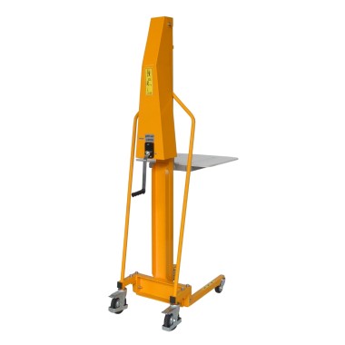 Apilador posicionador trabajo manual con manivela 1500 mm 200 kg