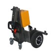 Vista trasera en 3/4 del remolcador eléctrico 1000 kg con timón bajado