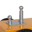 Zoom sobre las bolas de enganche del remolcador eléctrico 1500 kg