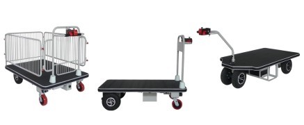 Carros de plataforma motorizados
